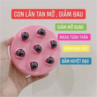 Con lăn massage 7 bi INOX - cổ vai gáy tay chân bụng giảm mỡ giảm cân