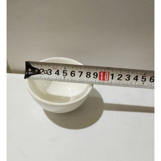combo 10 cái chén chấm sứ trắng 3.5'' (8.5cm) 3.7'' 9.3cm, combo 5 cái chén nước chấm