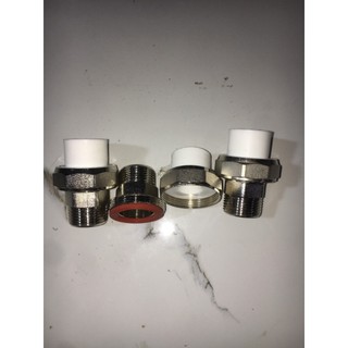Rắc co ren máy bơm 34mm ra ống hàn nhiệt ppr 25mm-Rắc co ren ngoài 32 thu về 25 PPRdùng cho máy bơm