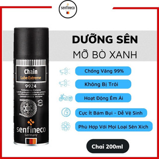  Chai Xịt Dưỡng Sên Không Văng Bôi Trơn Tốt Senfineco 9924 200ml Nhập Khẩu 100% Đức -phukien6868 