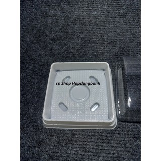 100 hộp đựng bánh 200 gram vuông đế trắng