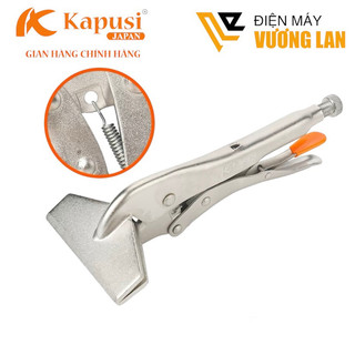 Kìm, kềm chết mỏ dẹt 10"/250mm, thép Cr-V mạ crom siêu bền Kapusi Japan, kìm bấm hàm,Kìm chết, Kềm bấm chết