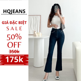[OFF 50%] Quần jeans ống loe dáng lỡ ôm body tông dáng mẫu thiết kế mới nhất HQJeans HQ109