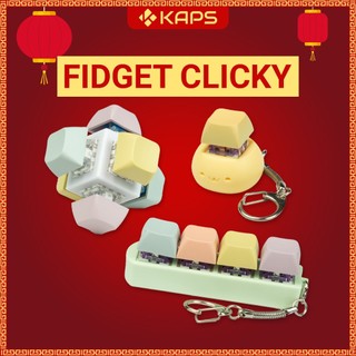 Nút bấm bàn phím cơ | Móc khóa switch bàn phím cơ | Switch clicky có led | Giảm stress, tăng sự tập trung
