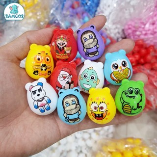 Set 10 Lật đật BÉO mini đồ chơi cho bé dễ thương, đáng yêu, ngộ nghĩnh Samcos