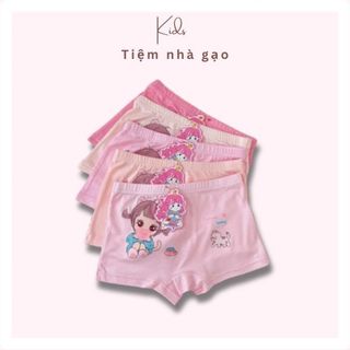 Quần lót bé gái, quần chip bé gái 8 - 30kg chất liệu cotton co dãn thoáng mát nhiều họa tiết xinh xắn đáng yêu C1
