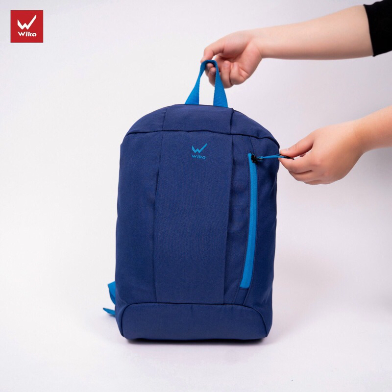 Balo mini nhỏ gọn nhẹ Wika EasyGo chính hãng cao cấp giá rẻ thể thao đồng phục đội bóng đá màu đen xám đỏ xanh nam nữ to