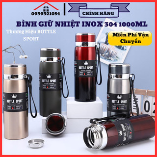 Bình nước giữ nhiệt BOTTLE SPORT 1L, Bình giữ nhiệt nóng lạnh, Bình giữ nhiệt mini bằng inox cao cấp