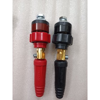 Bộ giắc máy hàn có ren xoáy 35-50 - Đầu cốt máy hàn vặn ren