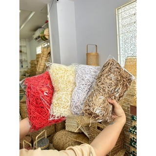 Giấy rơm gói quà tết , giấy rơm đỏ, giấy rơm giá rẻ, giấy rối lót hộp quà, quà tặng, giấy vụn, giấy gói quà