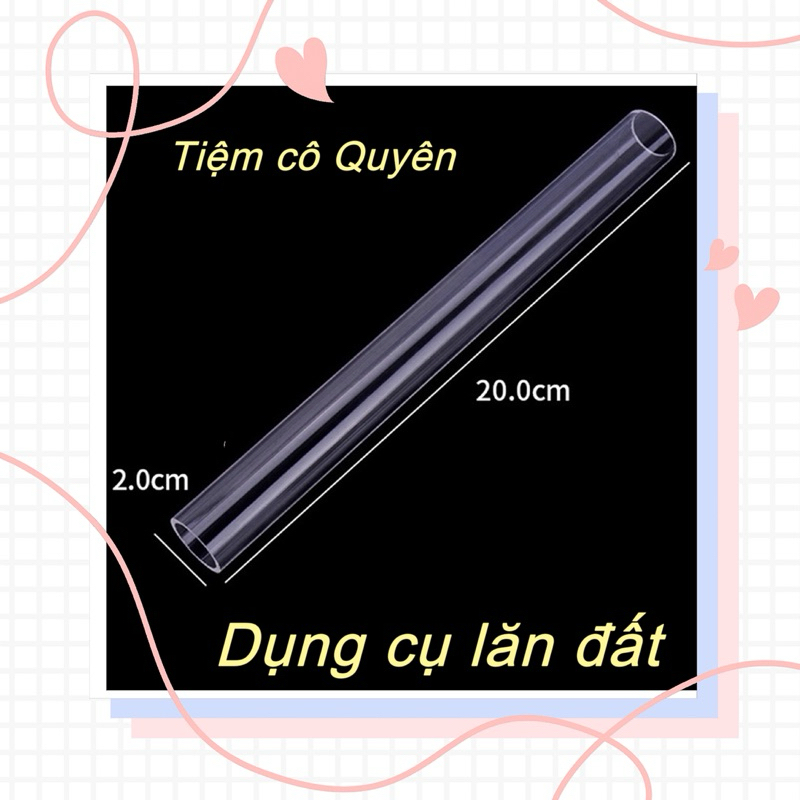 Cây lăn đất sét/dụng cụ nặn đất/ rỗng ruột