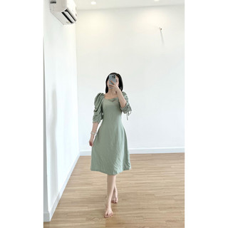 Đầm xanh  mint order qccc size S