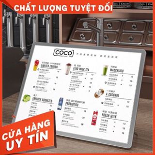 ( Tổng Kho Sỉ ) Bảng hộp đèn led menu A2,A3,A4, Khung tranh điện Để Bàn, Treo tường.