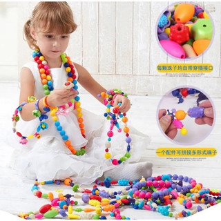 Bộ lắp ghép trang sức, xâu vòng trang sức cho bé