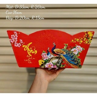 Khay thuyền đựng quà tết(khách đọc rõ mô tả)