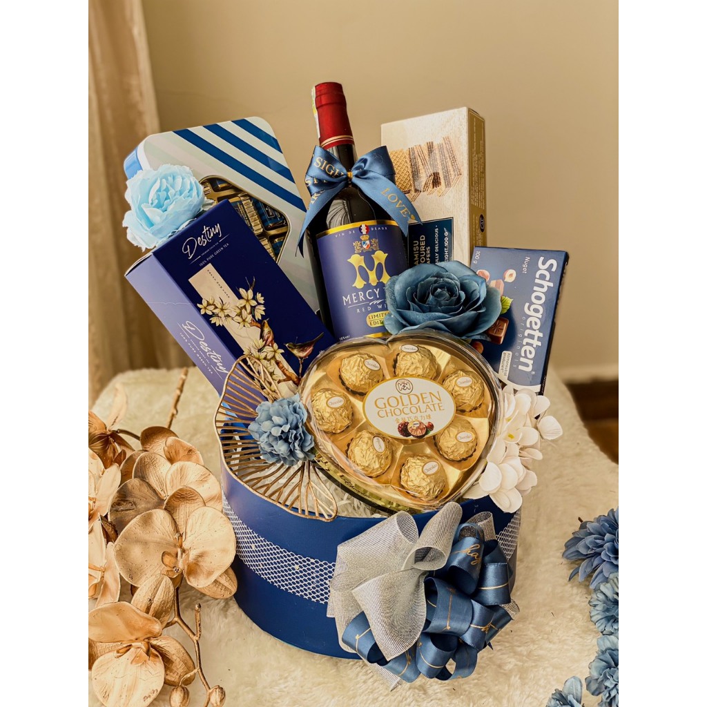 SẴN trụ gói quà TẾT, giỏ quà tết hình trụ tròn loại I