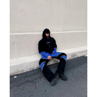 Quần dài Daskool Blue Gracier Pants - Black Mix Blue