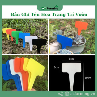 Bảng ghi tên hoa cây trồng trang trí vườn - az farming