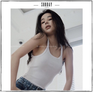 Áo Ba Lỗ Dây Nhỏ, Dáng Dài Chất Thun Gân Kiểu Dáng Basic - Sunday Clothing - AO022