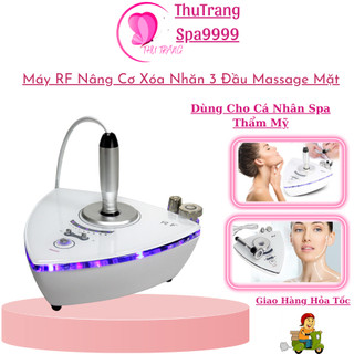 Máy rf 3 đầu nâng cơ mặt xóa nhăn đuôi mắt | an toàn hiệu quả massage mặt chăm sóc da trẻ hóa