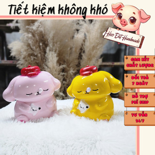 Heo đất Lợn đất Heo đất tiết kiệm dễ thương, Heo Đất Handmade, Cún Cưng size To