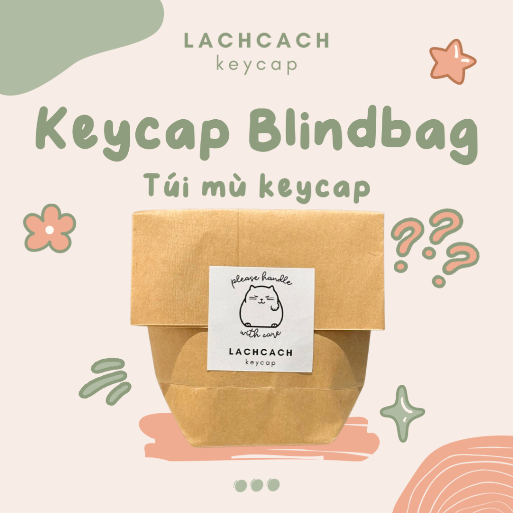 - Keycap Blindbag | Túi mù keycap bất ngờ | Sản phẩm dành cho bàn phím cơ