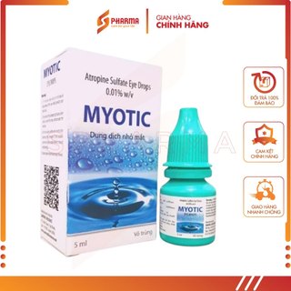 MYOTIC 0.01% – Dung dịch nhỏ mắt kiểm soát cận thị tiến triển – Renova Lifesciences [Ấn Độ] – Lọ x 5ml
