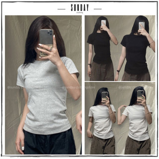 Áo Thun Trơn Dáng Baby Tee - Sunday Clothing AO026