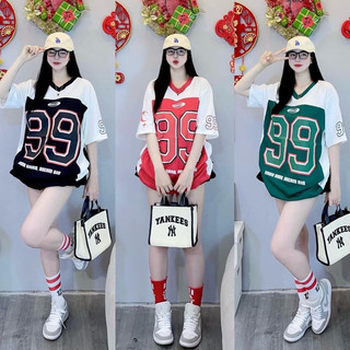 [Rẻ Vô Địch] Áo phông nữ chất Cotton Khô 3158 form rộng giấu quần - Phông Số 99