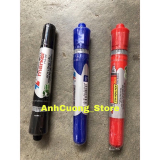 Bút lông dầu Thien Long 2 đầu không xoá được 1 cái đủ màu