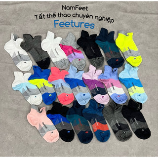 (CHÍNH HÃNG) Tất chạy bộ cổ ngắn FEETURES Grade A ♦️Loại dệt chuẩn xuất Mỹ