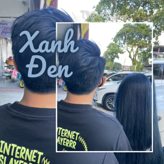 Thuốc Nhuộm Tóc Màu XANH ĐEN Nam Nữ Không Tẩy | Tudayhair, Tudayhairs