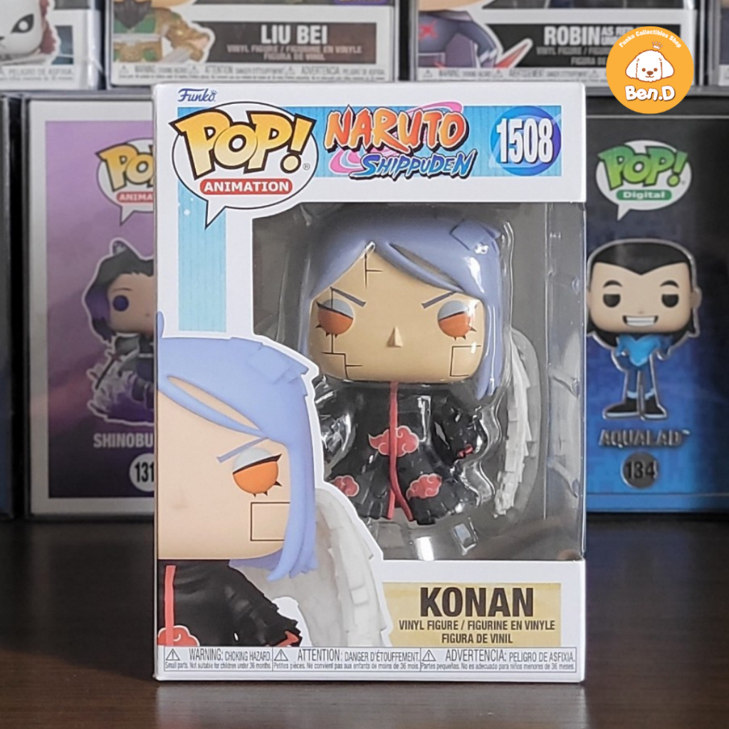 Mô hình nhân vật chính hãng Funko Pop Animation: Naruto Shippuden - Konan (Akatsuki) #1508