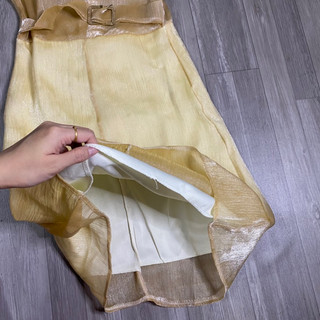 New đầm kiểu phối eo 68cm dài 92cm mã 193