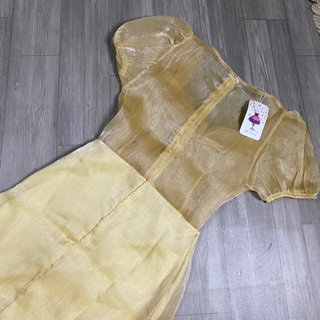New đầm kiểu phối eo 68cm dài 92cm mã 193