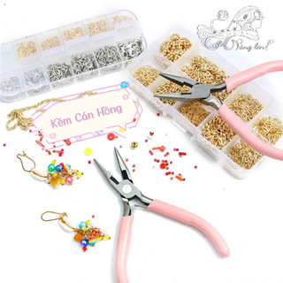 Kềm cán hồng cắt/uốn - dụng cụ làm đồ handmade