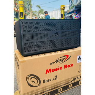 Loa xách tay 2 đường tiếng at-316 pro - công suất 200w, bass 20cm, đi kèm 2 micro đa năng