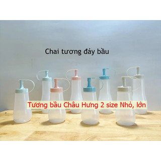 Chai đựng tương ớt, sốt, mứt, sirup đáy bầu hàng Châu Hưng