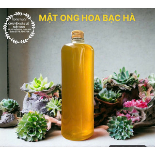 Mật ong bạc hà nguyên chất chai 1000Ml
