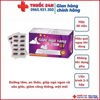 Giấc Ngủ Vàng GT - Hỗ trợ ngủ ngon, dưỡng tâm an thần.