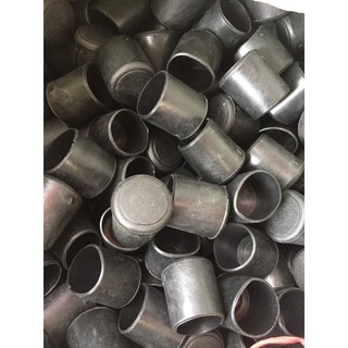 Bộ 100 Nắp bịt cho ống sắt tròn phi 19, Nắp chụp nhựa; đầu bịt nhựa; nút bịt phi 19, chân bàn ghế