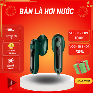 Bàn Là Hơi Nước Mini Cầm Tay Nhỏ Gọn Dễ Dàng Mang Theo