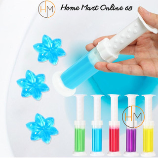 Gel khử mùi bồn cầu hình bông hoa toilet diệt khuẩn khử trùng bồn cầu nhiều màu