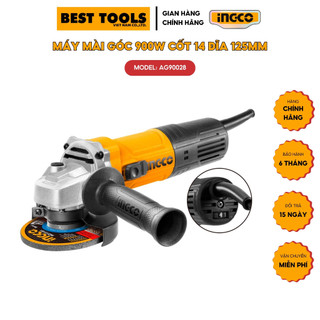 Máy mài góc 125mm ingco ag90028 công suất 900w đường kính đĩa mài 125mm vừa lưỡi cưa tsb111555, cốt đĩa 14