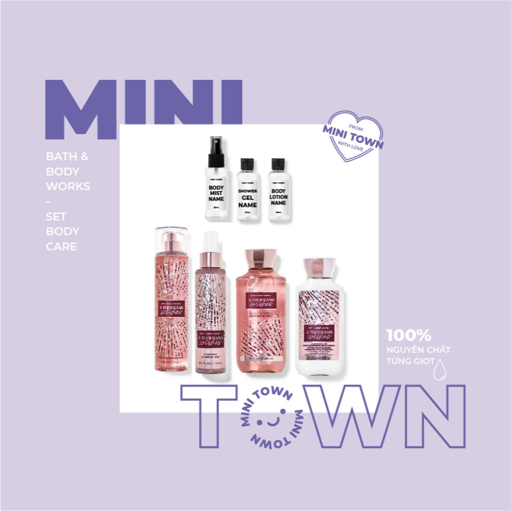 A THOUSAND WISHES - Xịt Thơm Lưu Hương Toàn Thân Bath & Body Works Fine Fragrance Mist