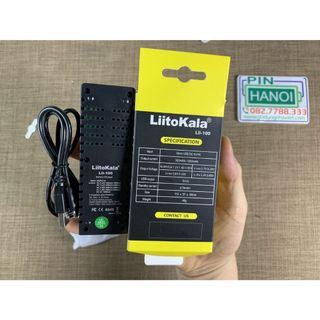 Bộ sạc 1 pin đa năng LiitoKala Lii-100 sạc pin kẹo 1.2V 3.7V báo trạng thái sạc