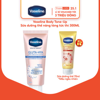  Vaseline Body Tone-Up Sữa dưỡng thể nâng tông tức thì 300ML