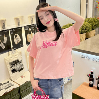 Áo thun unisex boxy Basic Onism màu hồng baby - Onism basic tee