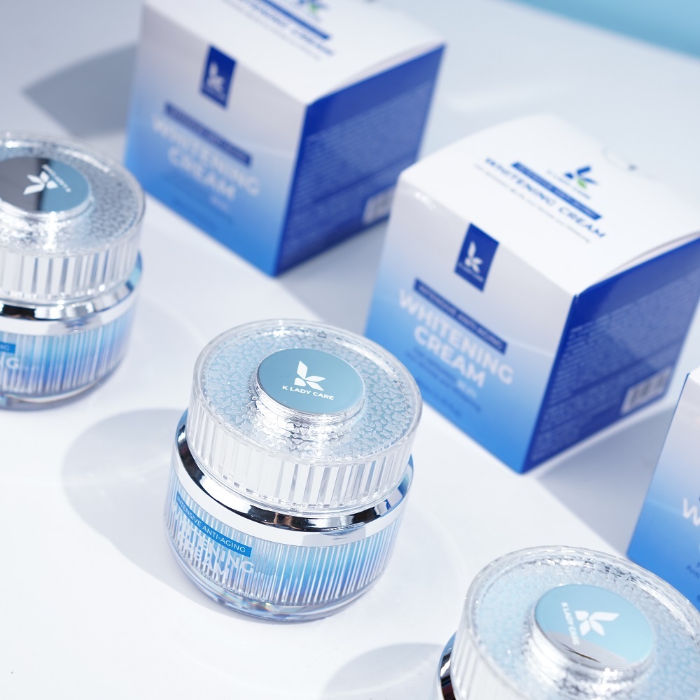 Kem dưỡng trắng Whitening Cream K Lady Care, làm trắng da, mờ thâm nám, cung cấp độ ẩm, phục hồi cho da - Hankorea