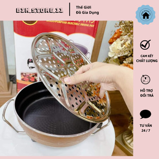 Nồi lẩu Osaka đa năng, Nồi lẩu điện cao cấp tiện dụng - Bin Store
